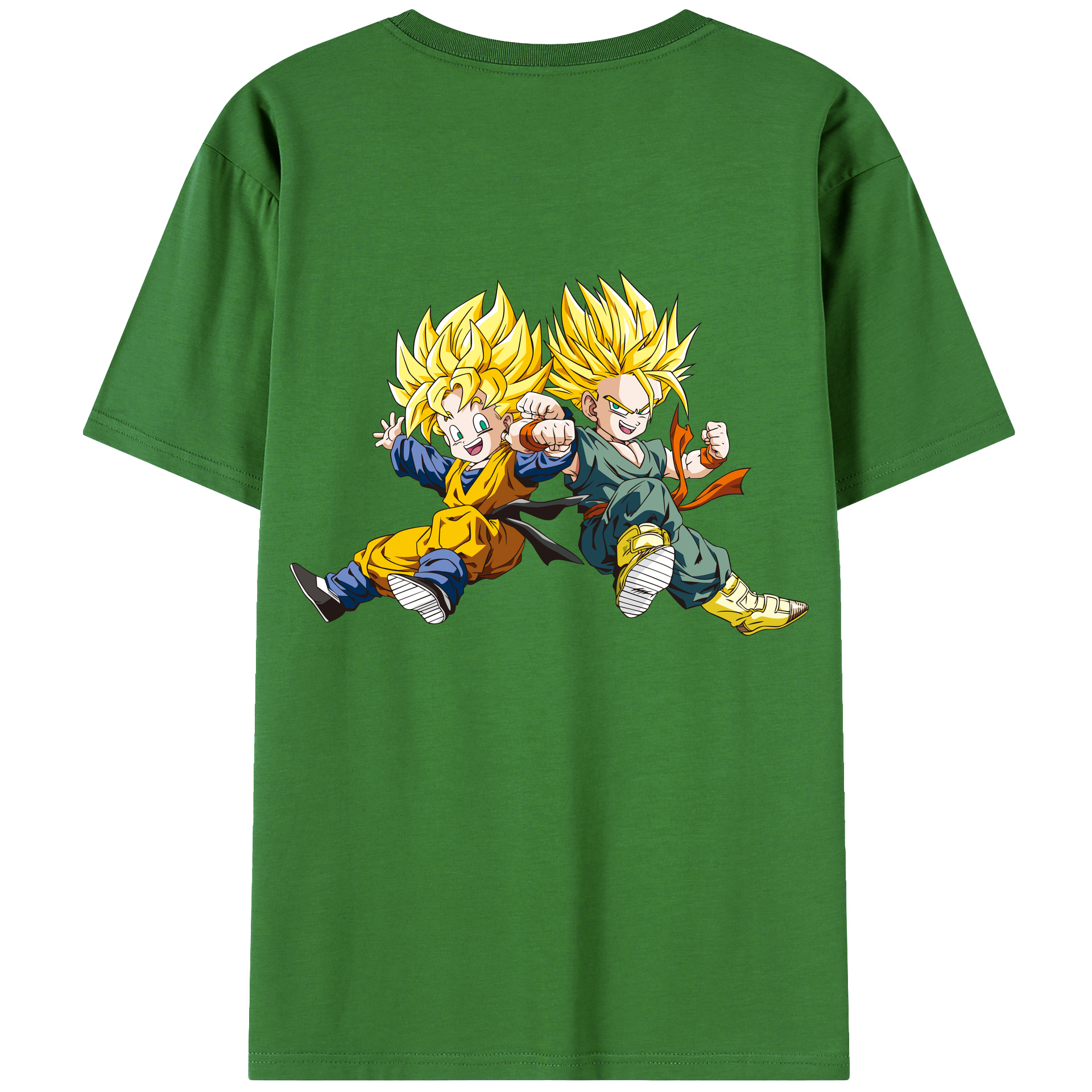 （画像用） ドラゴンボール 孫悟空（そん ごくう）Son Goku カカロット DRAGON BALL Kakarotto レディース半袖Tシャツ(バックプリント)